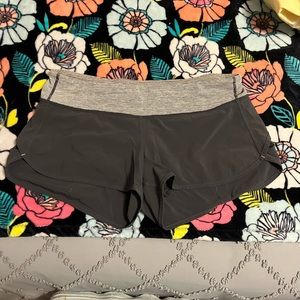 Lululemon speed shorts